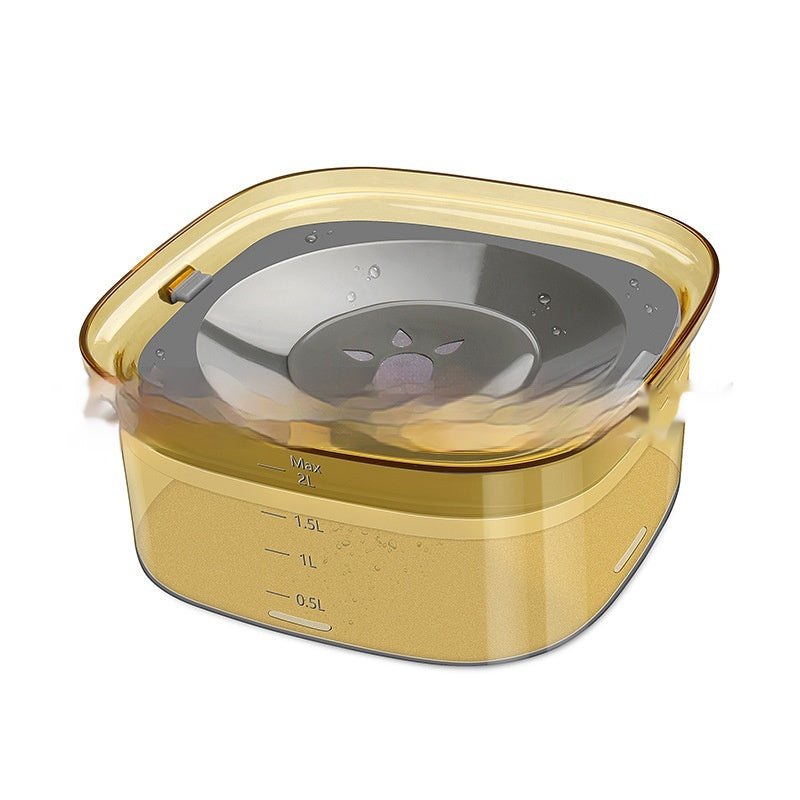 70oz Spill-Proof Dog Water Bowl – Large & Visible Level