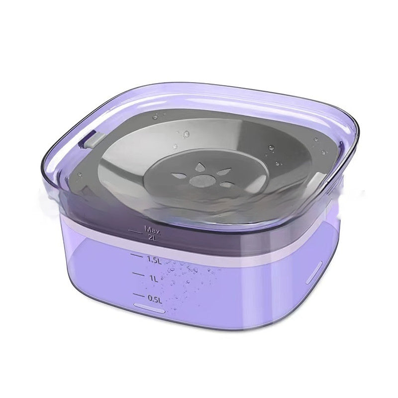 70oz Spill-Proof Dog Water Bowl – Large & Visible Level