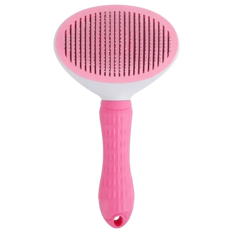 Self-Cleaning Pet Brush – For Dogs & Cats Grooming