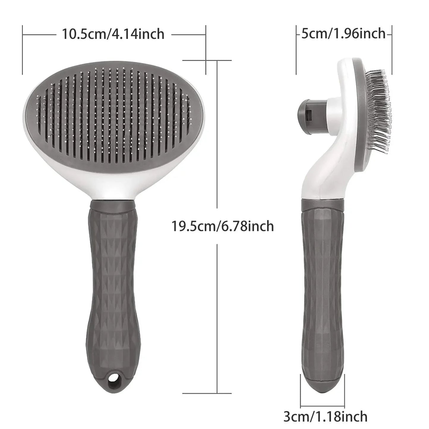Self-Cleaning Pet Brush – For Dogs & Cats Grooming