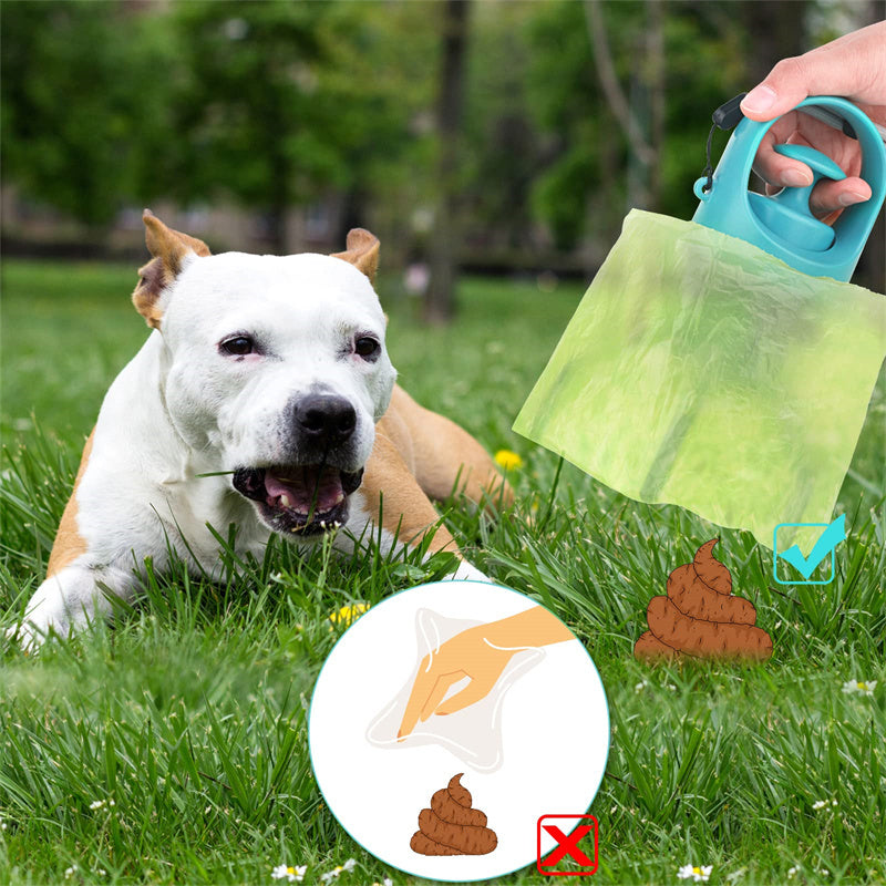 Portable Dog Pooper Scooper – With Bag Dispenser