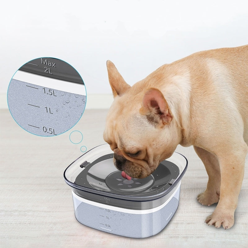 70oz Spill-Proof Dog Water Bowl – Large & Visible Level