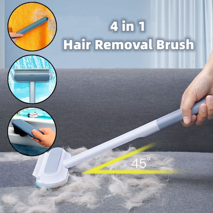 4-in-1 Pet Hair Remover Brush – Dog & Cat Cleaner Tool