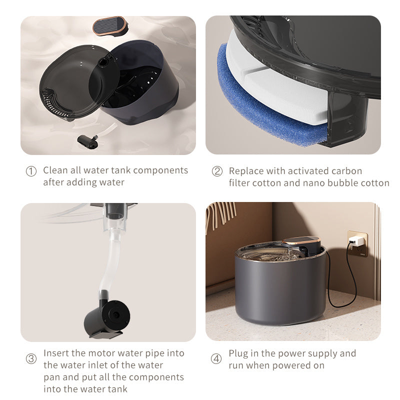 Automatic Pet Water Fountain – USB Cat & Dog Dispenser