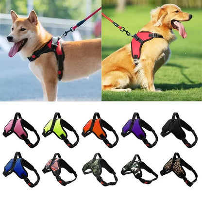 Reflective Dog Harness Set – Adjustable with 150cm Leash