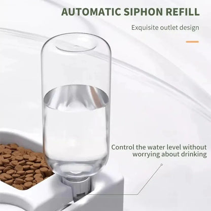 Automatic Pet Bowl – Dual Use for Feeding & Drinking