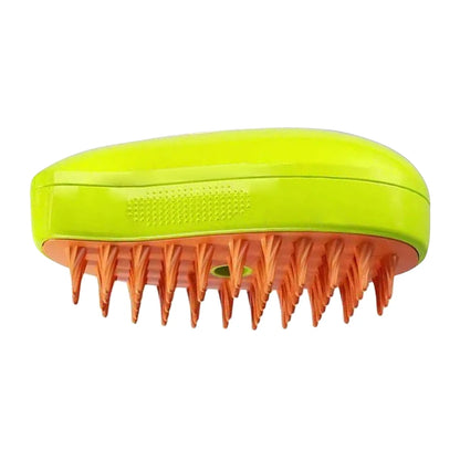 3-in-1 Steam Pet Brush – Hair Removal, Spray & Massage