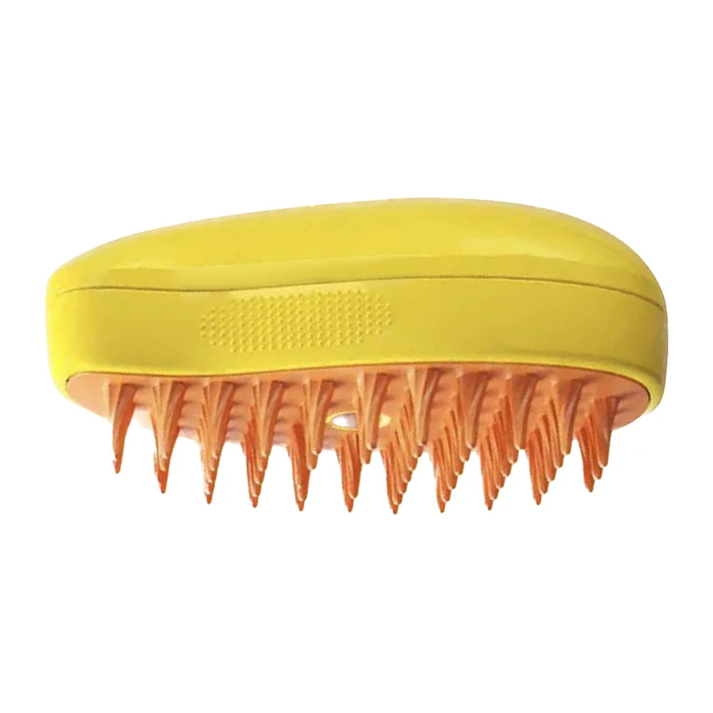 3-in-1 Steam Pet Brush – Hair Removal, Spray & Massage