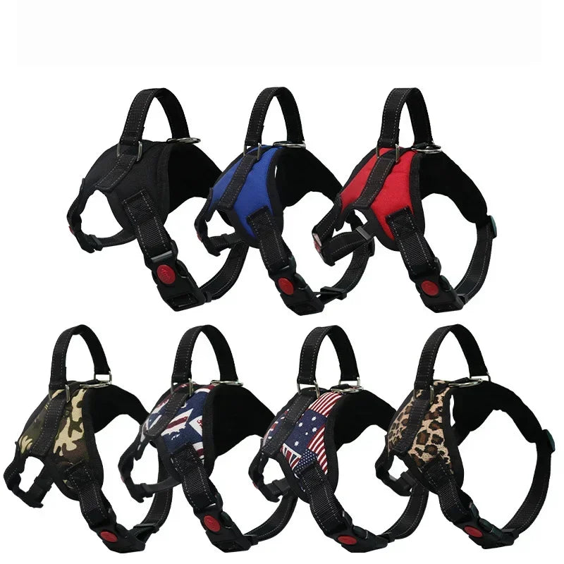 Reflective Dog Harness Set – Adjustable with 150cm Leash