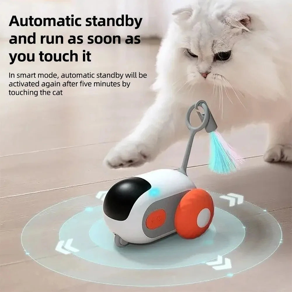 Smart Cat Toy Automatic Moving Remote Controlled Toy Car for Cats Dogs Interactive Playing Training Pet Supplies