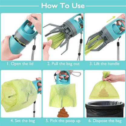 Portable Dog Pooper Scooper – With Bag Dispenser