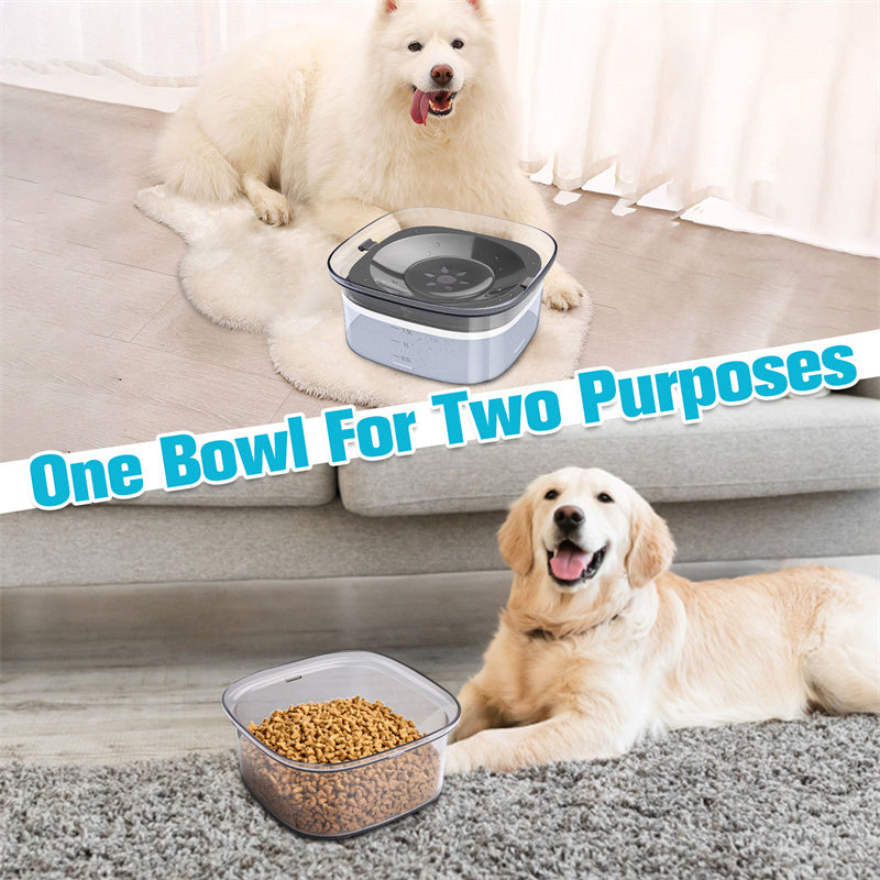 70oz Spill-Proof Dog Water Bowl – Large & Visible Level